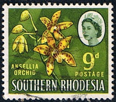 Southern Rhodesia 1964 SG 98 Orchid Plant Fine Used