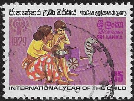 Sri Lanka 1979 International Year of the Child SG 673 Fine Used