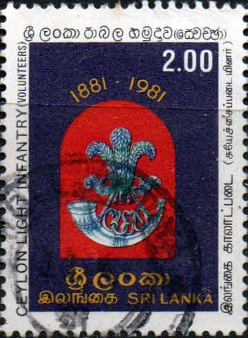 Sri Lanka 1981 Centenary of Light Infantry SG 724 Fine Used
