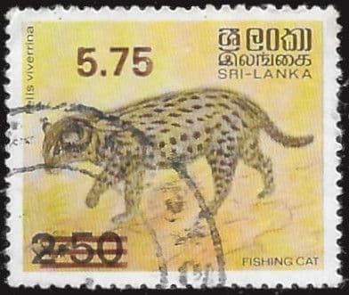Sri Lanka 1985 Animals Surcharged SG 920 Fine Used