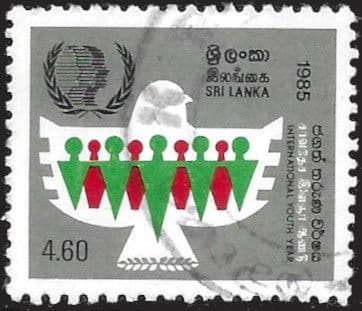 Sri Lanka 1985 International Youth Year SG 879 Fine Used