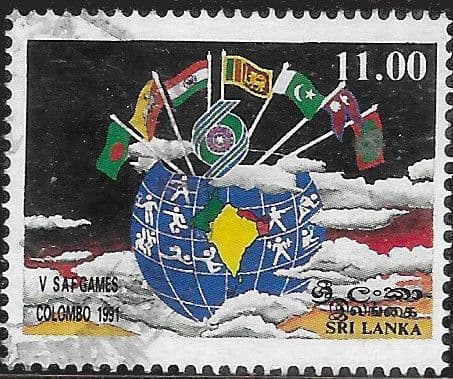 Sri Lanka 1991 Fifth South Asian Federation Games SG 1179 Fine Used