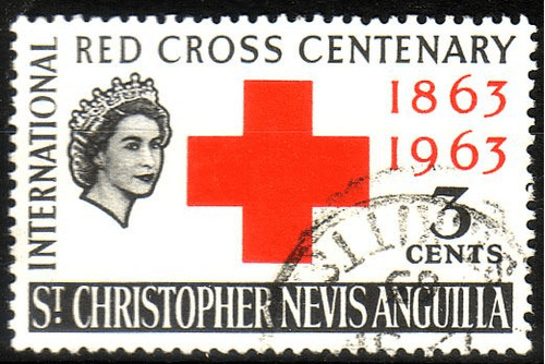 St Christopher Nevis Anguilla 1963 Red Cross Centenary SG 127 Fine Used