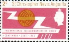 St Christopher Nevis Anguilla International Telecomunication Union SG 147 Fine Mint
