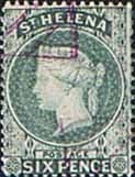 St Helena 1873 Queen Victoria SG 16a Good Used