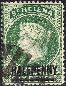 St Helena 1884 Queen Victoria SG 34 Fine Used