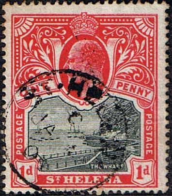 St Helena 1903 The Wharf SG 56 Fine Used