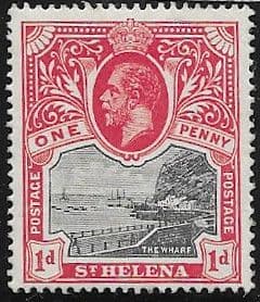 St Helena 1912 King George V SG 73 Fine Mint
