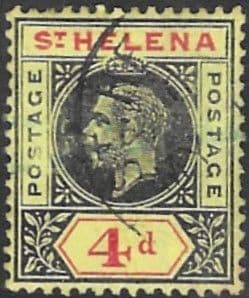 St Helena 1913 King George V SG 85 Fine Used