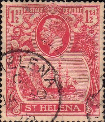 St Helena 1922 King George V SG 99 Fine Used