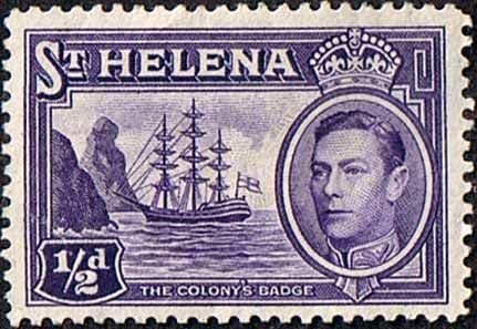 St Helena 1938 Colonys Badge Ship SG 131 Fine Mint