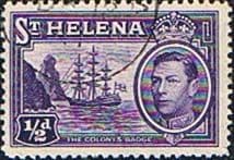 St Helena 1938 Colonys Badge Ship SG 131 Fine Used