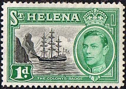 St Helena 1938 Colonys Badge Ship SG 132 Mint