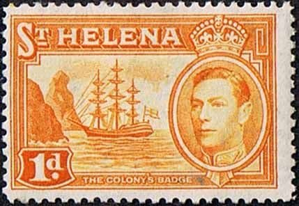 St Helena 1938 Colonys Badge Ship SG 132a Fine Mint