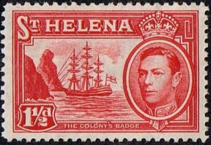 St Helena 1938 Colonys Badge Ship SG 133 Fine Mint