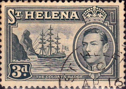 St Helena 1938 Colonys Badge Ship SG 135a Fine Used