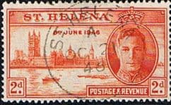 St Helena 1946 King George VI Victory SG 141 Fine Used