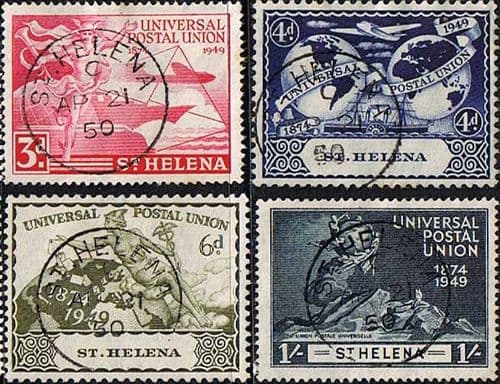 St Helena 1949 Universal Postal Union Set Fine Used