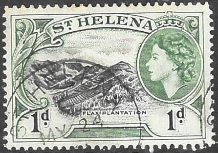 St Helena 1953 Flax Plantation SG 154 Fine Used