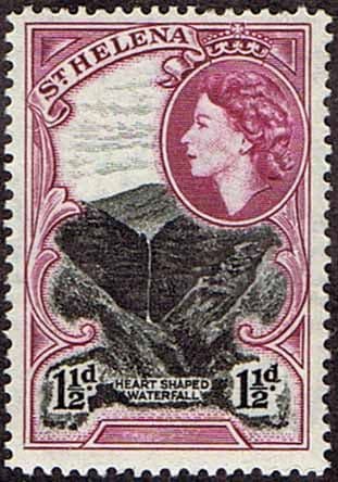 St Helena 1953 Waterfall SG 155 Fine Mint