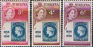St Helena 1956 First Postage Stamp Set Fine Mint