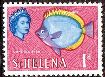 St Helena 1961 Cunning Fish SG 176 Fine Mint