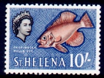 St Helena 1961 Fish Deep-water bullseye SG 188 Fine Mint