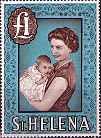 St Helena 1961 Queen Elizabeth and Prince Charles SG 189 Fine Mint