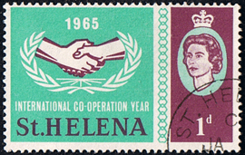 St Helena 1965 International Co-operation Year SG 199 Fine Used