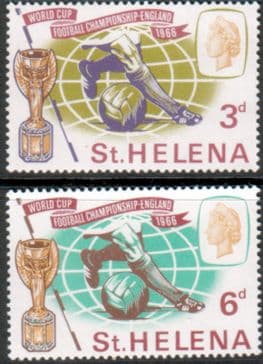 St Helena 1966 Football World Cup Set Fine Mint