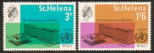 St Helena 1966 World Health Organisation Set Fine Mint