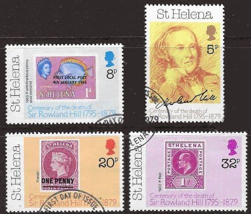 St Helena 1979 Sir Rowland Hill Set Fine Used