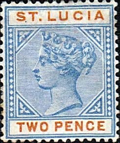 St Lucia 1891 Queen Victoria SG 45 Fine Mint