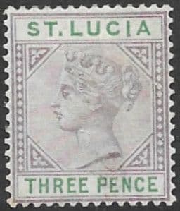 St Lucia 1891 Queen Victoria SG 47 Fine Mint