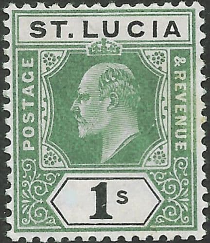St Lucia 1902 Edward VII SG 62 Fine Mint