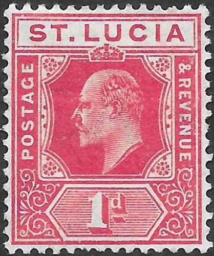 St Lucia 1904 Edward VII SG 67 Fine Mint
