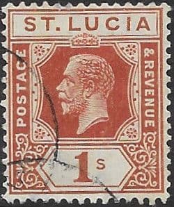 St Lucia 1921 King George V SG 103 Fine Used