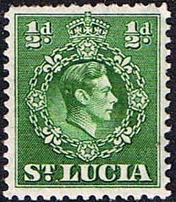 St Lucia 1938 King George VI SG 128 Fine Mint