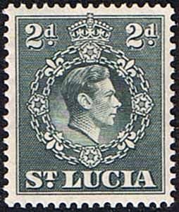 St Lucia 1938 King George VI SG 131 Fine Mint