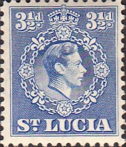 St Lucia 1938 King George VI SG 133b Fine Mint