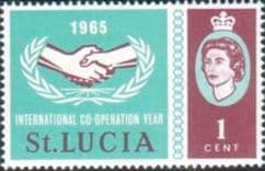 St Lucia 1965 International Co-operation Year SG 214 Fine Mint