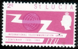 St Lucia International Telecommunication Union SG 212 Fine Mint