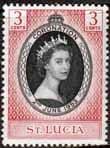 St Lucia Queen Elizabeth II 1953 Coronation Fine Mint
