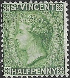 St Vincent 1885 Queen Victoria SG 42 Fine Mint