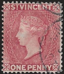 St Vincent 1885 Queen Victoria SG 48a Fine Used