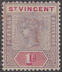 St Vincent 1899 Queen Victoria  SG 68 Fine Mint
