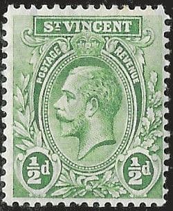 St Vincent 1913 King George V SG 108 Fine Mint