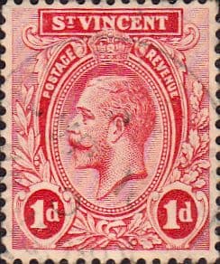 St Vincent 1921 King George V SG 132a Fine Used