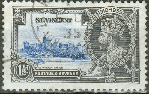 St Vincent 1935 King George VI Silver Jubilee SG 143 Fine Used