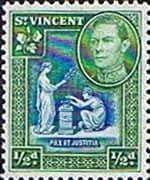 St Vincent 1938 King George VI SG 149 Fine Mint